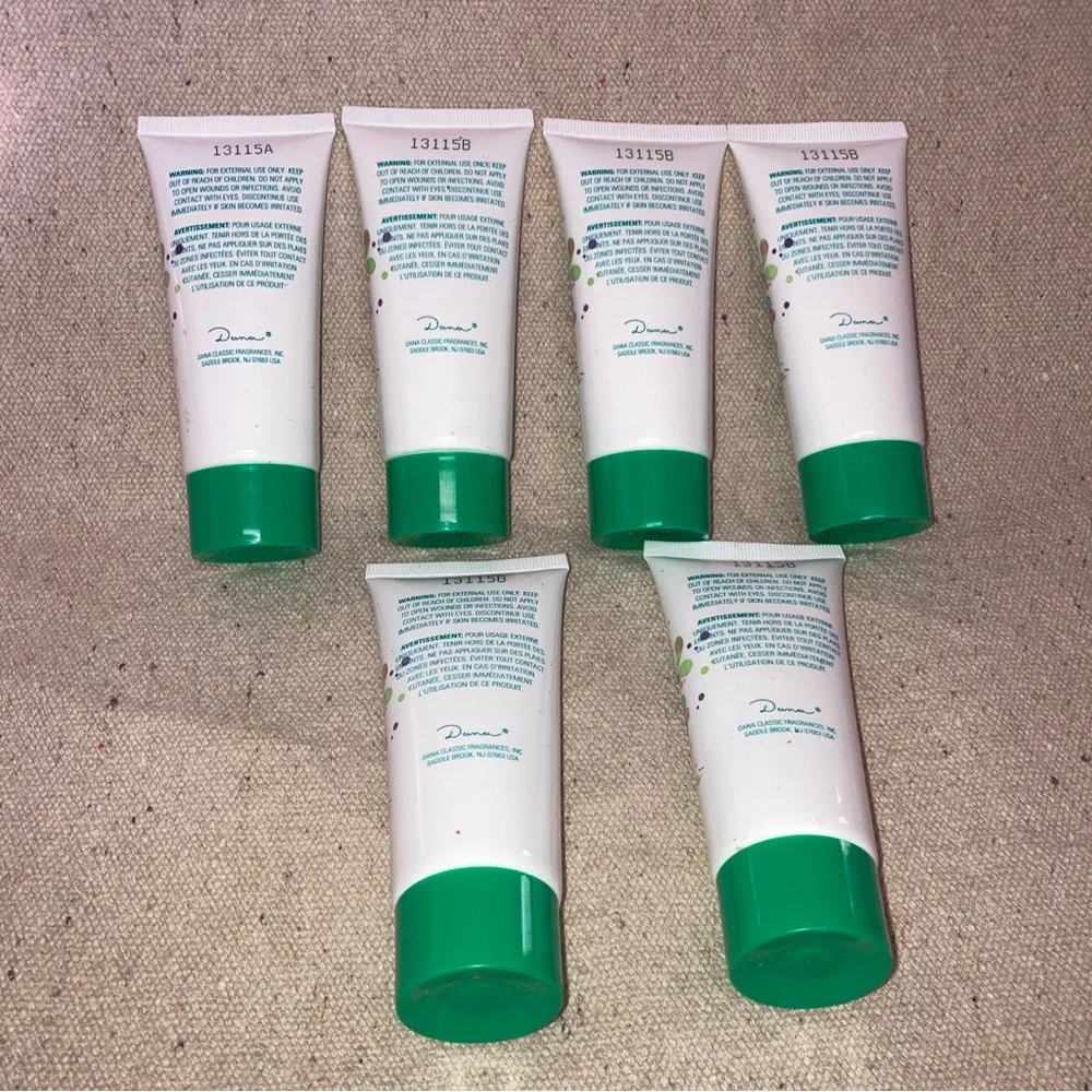 6 Pack Loves Baby Rainforest Rain Forest Shimmery Body Lotion 2oz each Dana New